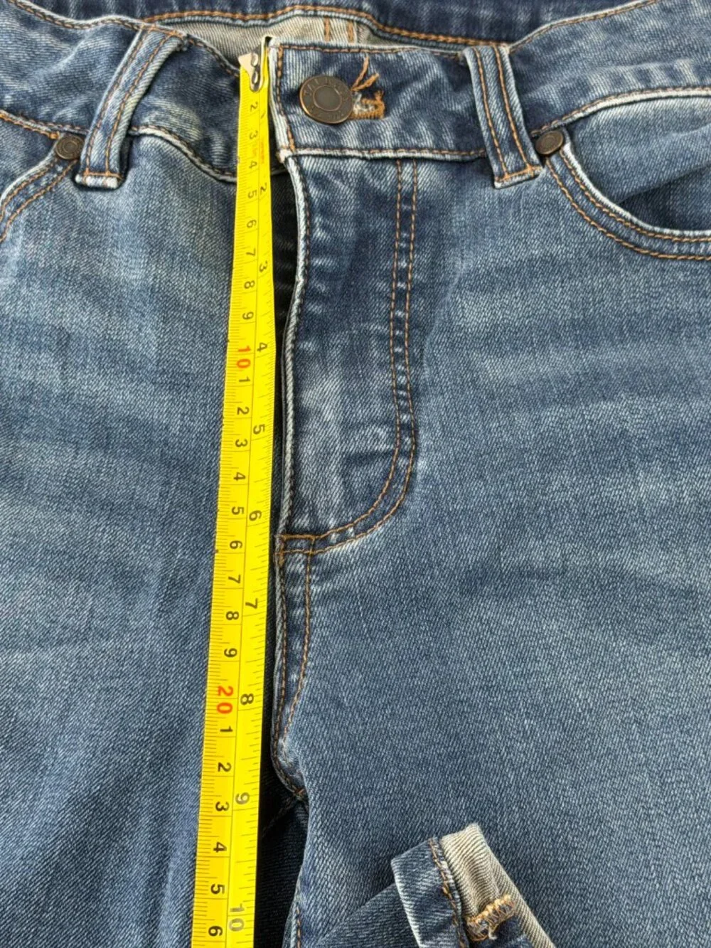 Talbots Women Blue Curvy Bootcut Jeans Denim Stretch Pants Size 6 Regular